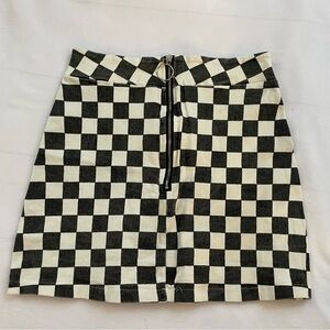 Forever 21 checkered skirt